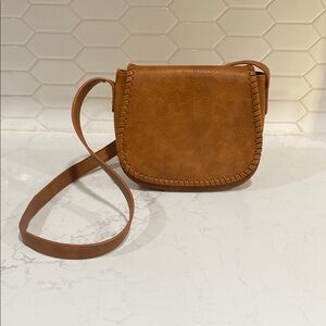 Brown Leather Crossbody Bag